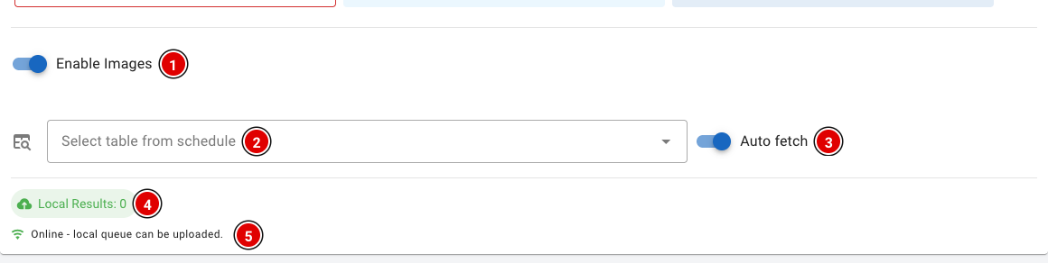 Scoring tool settings