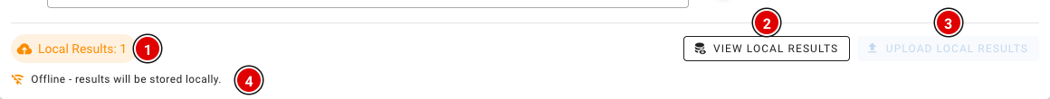 Local results in the scoring tool settings